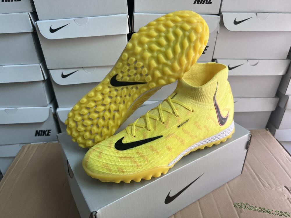 Nike Phantom Luna Elite NU TF Artificial Turf Soccer Shoes - Yellow/Red/Black