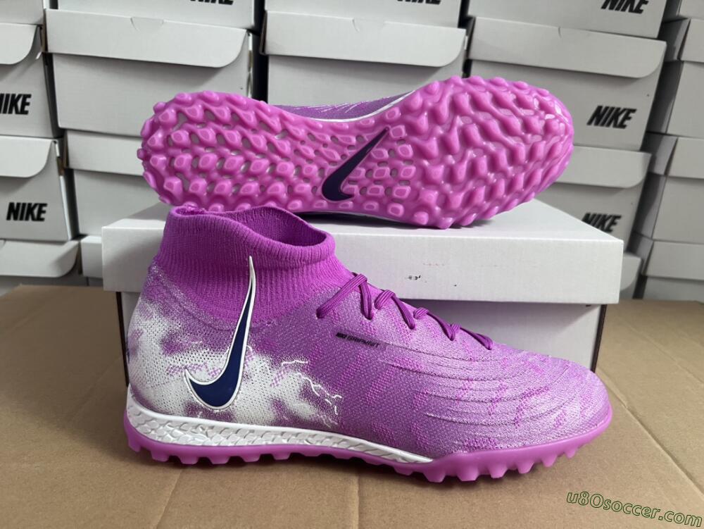 Nike Phantom Luna Elite NU TF Artificial Turf Soccer Shoes - Purple/White/Black