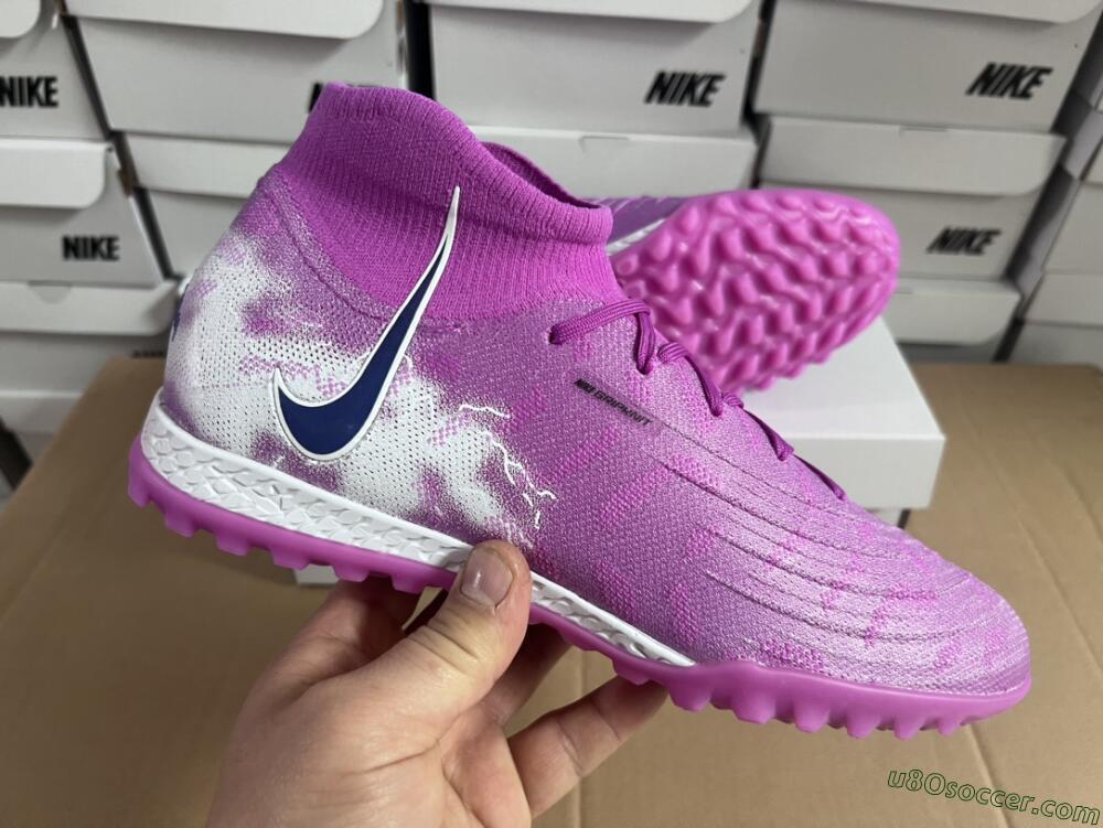 Nike Phantom Luna Elite NU TF Artificial Turf Soccer Shoes - Purple/White/Black