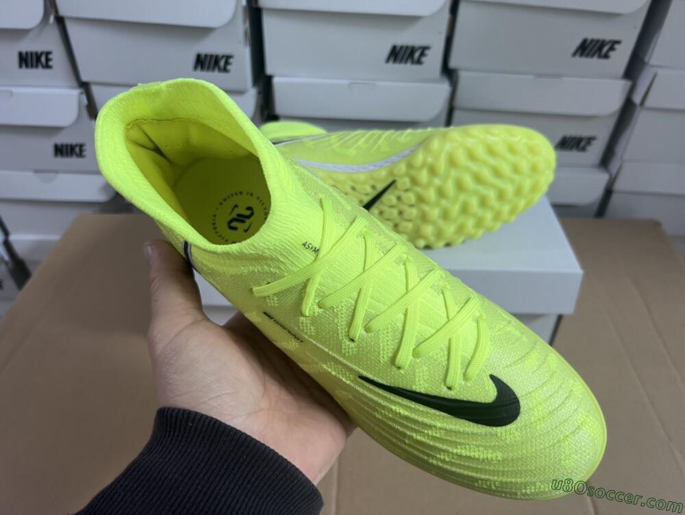 Nike Phantom Luna Elite NU TF Artificial Turf Soccer Shoes - Yellow/Red/White