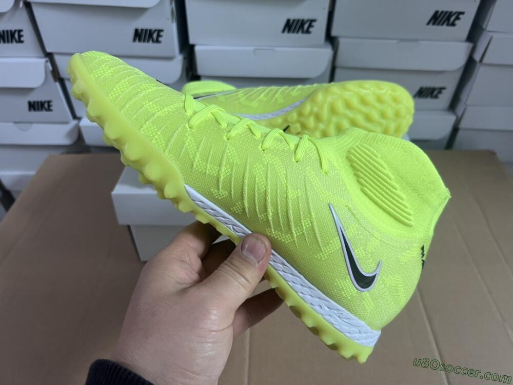 Nike Phantom Luna Elite NU TF Artificial Turf Soccer Shoes - Yellow/Red/White