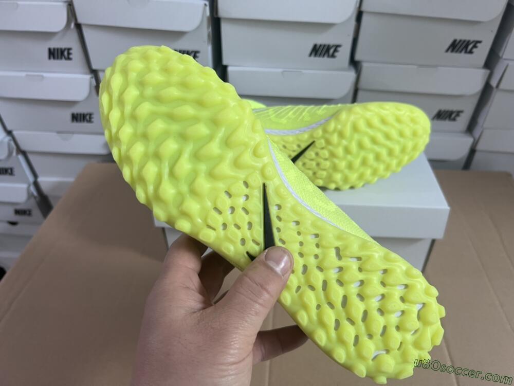 Nike Phantom Luna Elite NU TF Artificial Turf Soccer Shoes - Yellow/Red/White