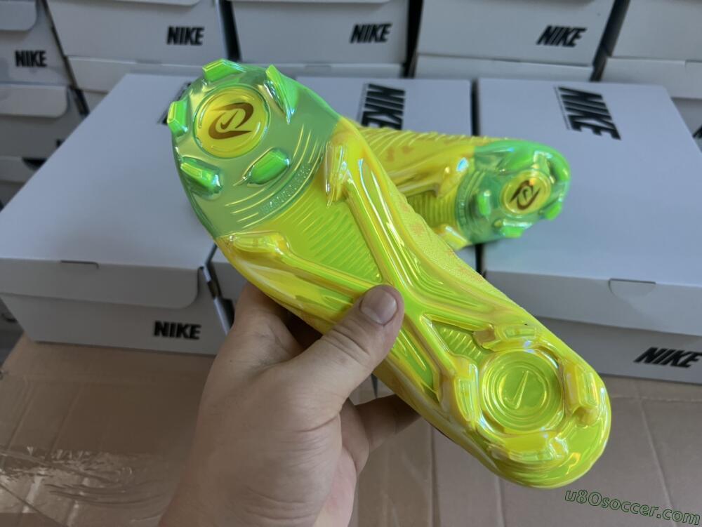 Nike Phantom Luna Elite FG Firm Ground Soccer Cleats - Yellow/Black/Pink