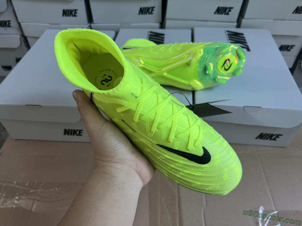 Nike Phantom Luna Elite FG Firm Ground Soccer Cleats - Green/Black/White