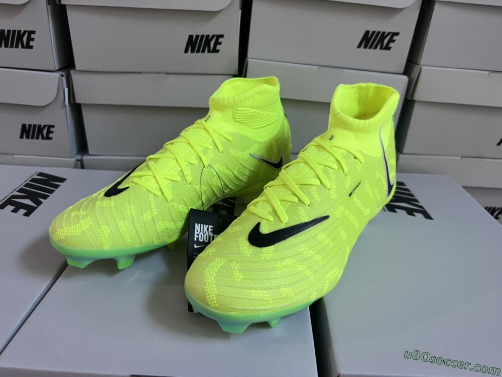 Nike Phantom Luna Elite FG Firm Ground Soccer Cleats - Green/Black/White