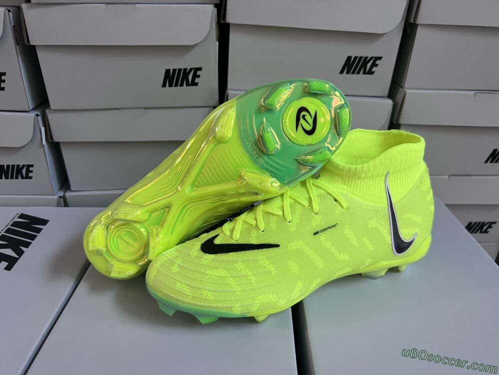Nike Phantom Luna Elite FG Firm Ground Soccer Cleats - Green/Black/White