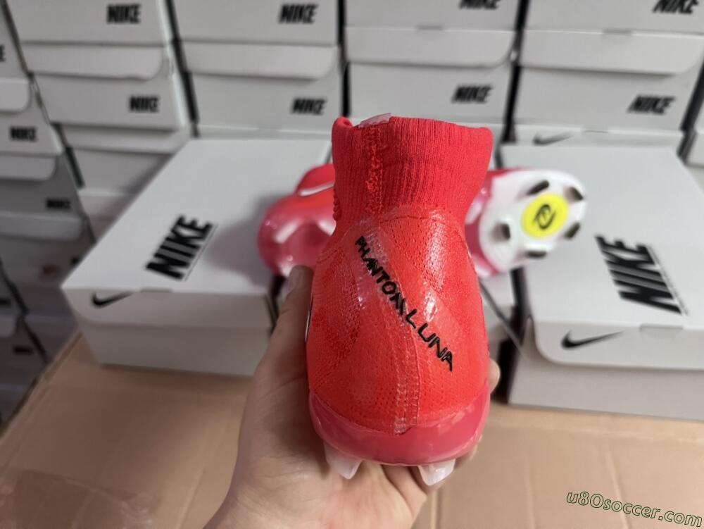 Nike Phantom Luna Elite FG Firm Ground Soccer Cleats - Pink/White/Black