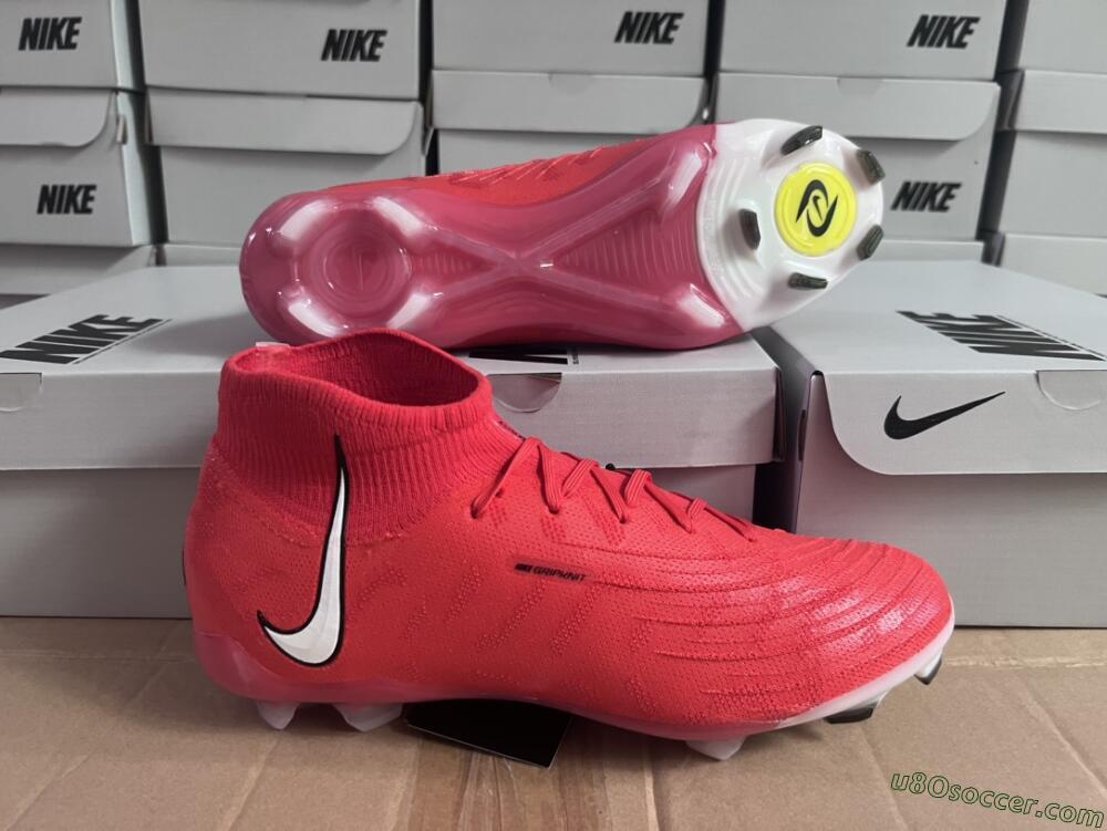 Nike Phantom Luna Elite FG Firm Ground Soccer Cleats - Pink/White/Black