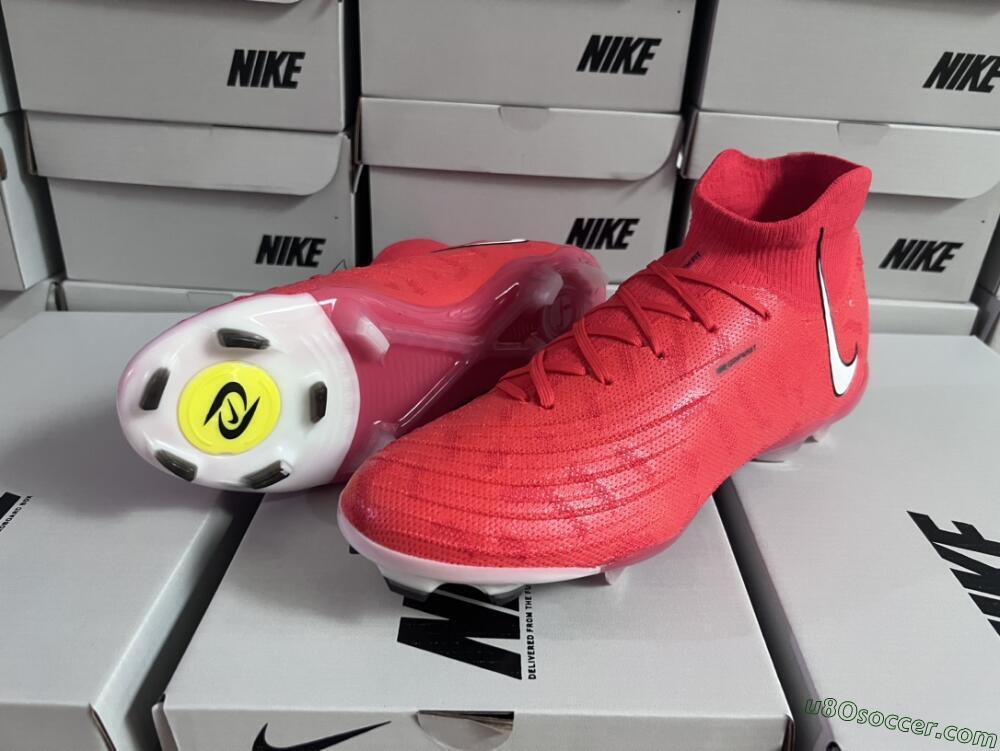 Nike Phantom Luna Elite FG Firm Ground Soccer Cleats - Pink/White/Black