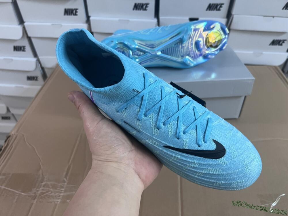 Nike Phantom Luna Elite FG Firm Ground Soccer Cleats - Blue/Purple/White