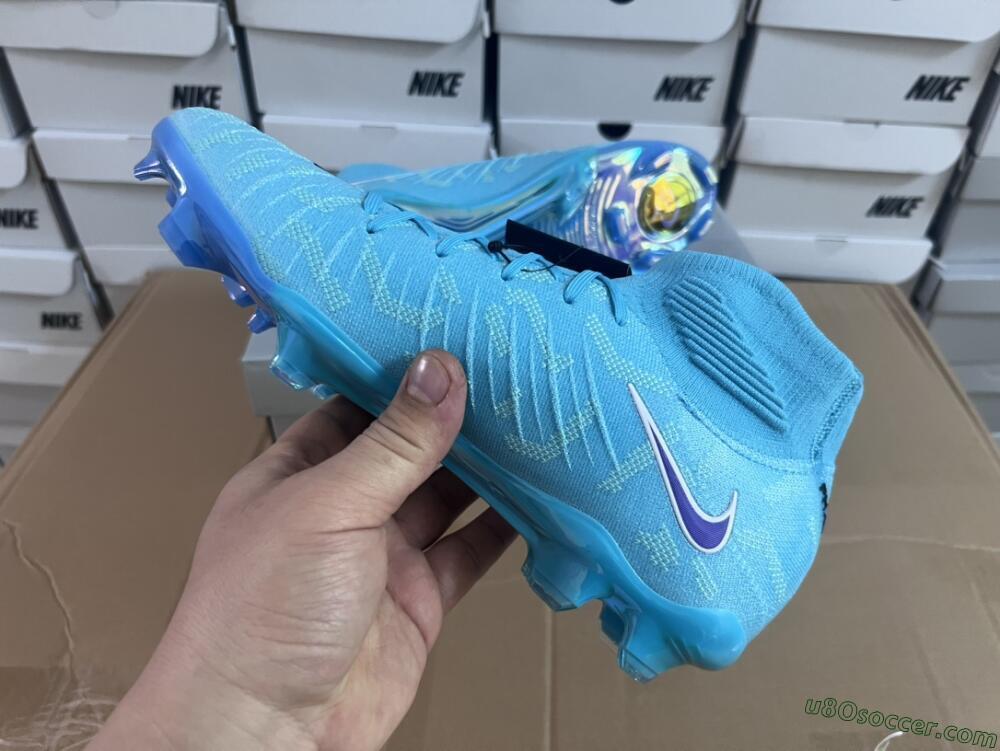 Nike Phantom Luna Elite FG Firm Ground Soccer Cleats - Blue/Purple/White