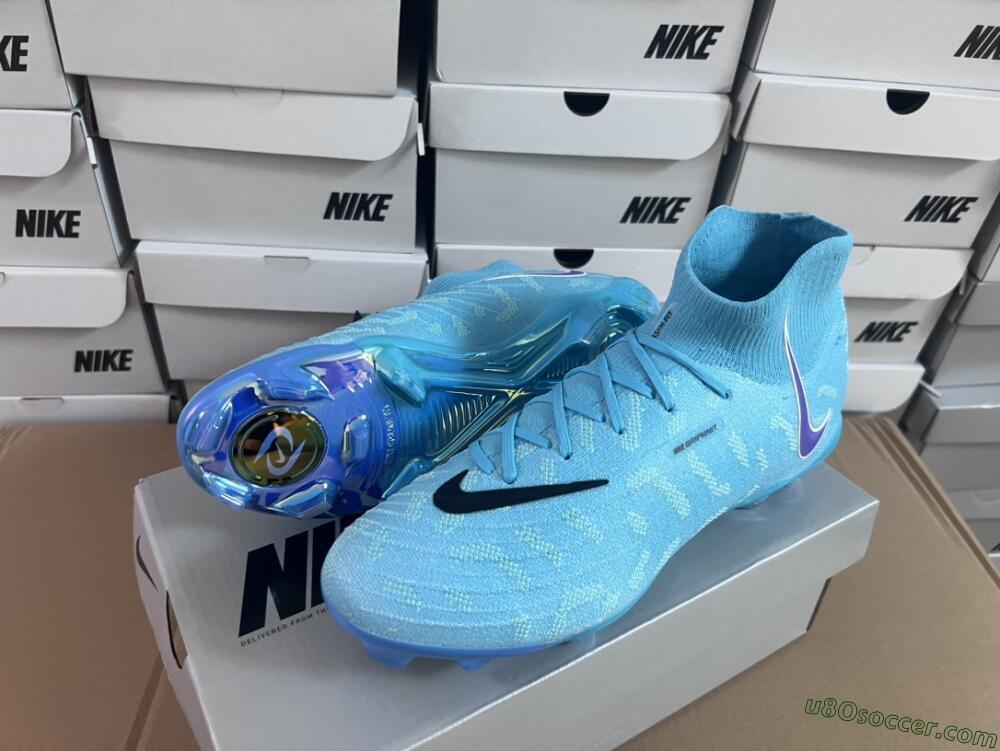 Nike Phantom Luna Elite FG Firm Ground Soccer Cleats - Blue/Purple/White