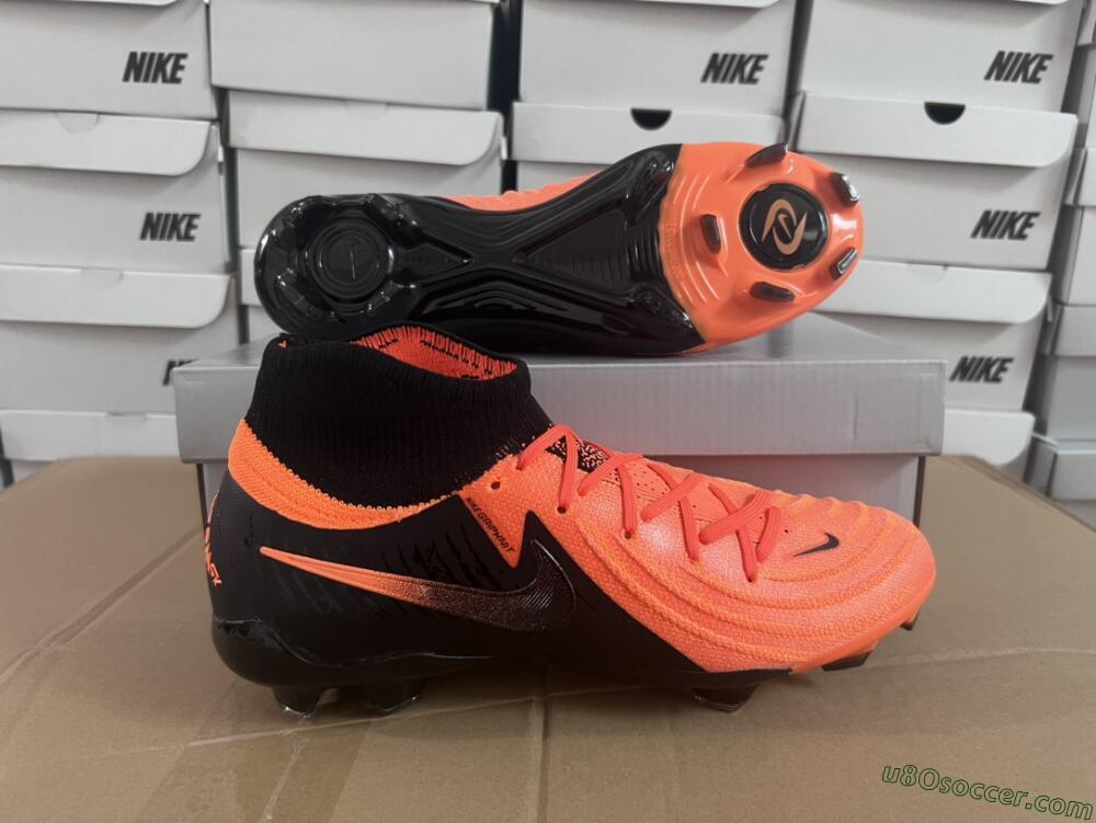 Nike Phantom Luna Elite NU FG Firm Ground Soccer Cleats - Orange/Black