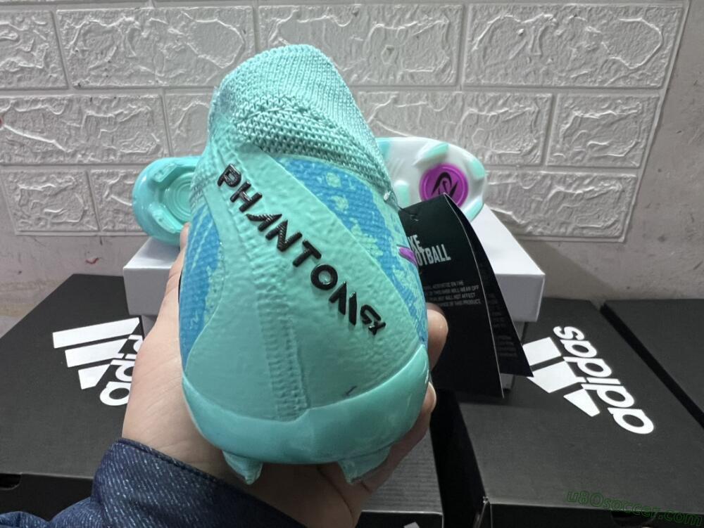 Nike Phantom Luna 2 Elite LV8 FG Firm Ground Soccer Cleats - Jade/Black/Purple