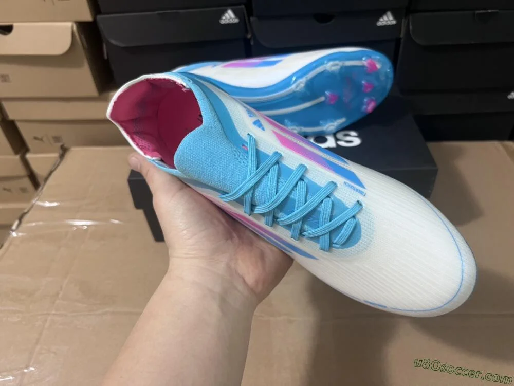 FG Firm Ground Soccer Cleats - White, Blue, Pink | Best