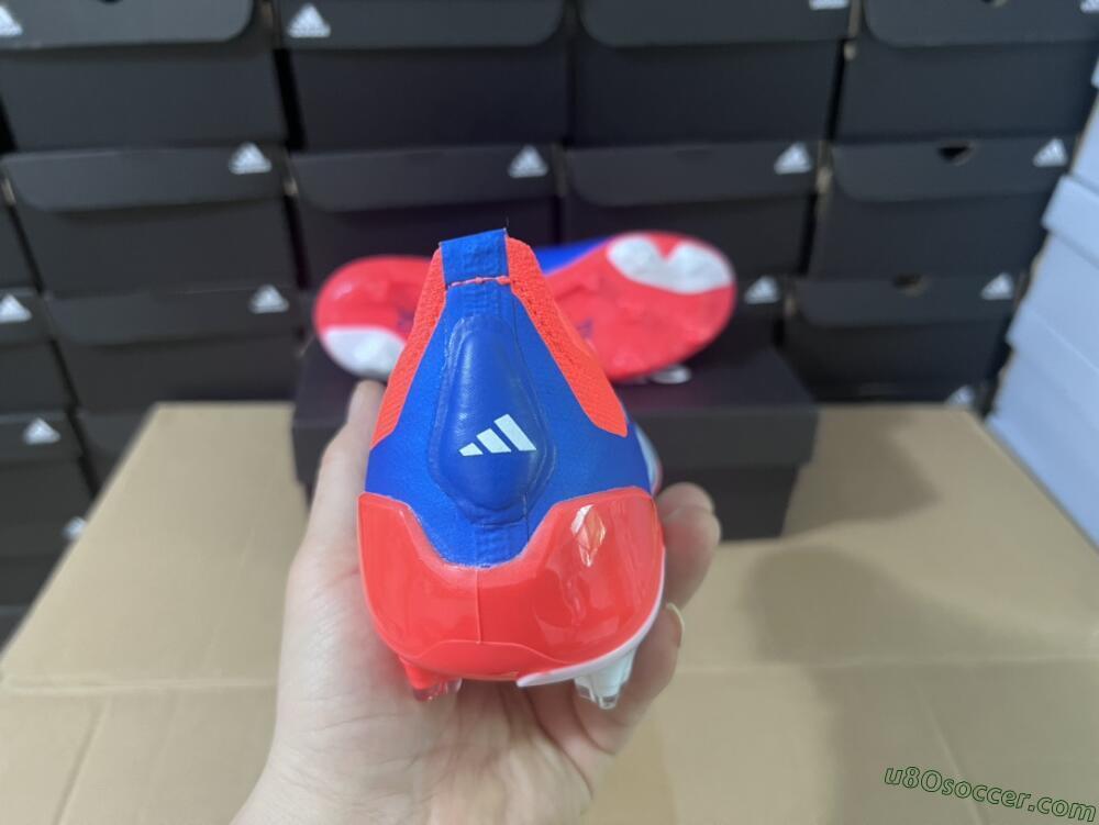 Adidas Predator Elite Laceless FG Firm Ground Soccer Cleats - Blue/White/Red
