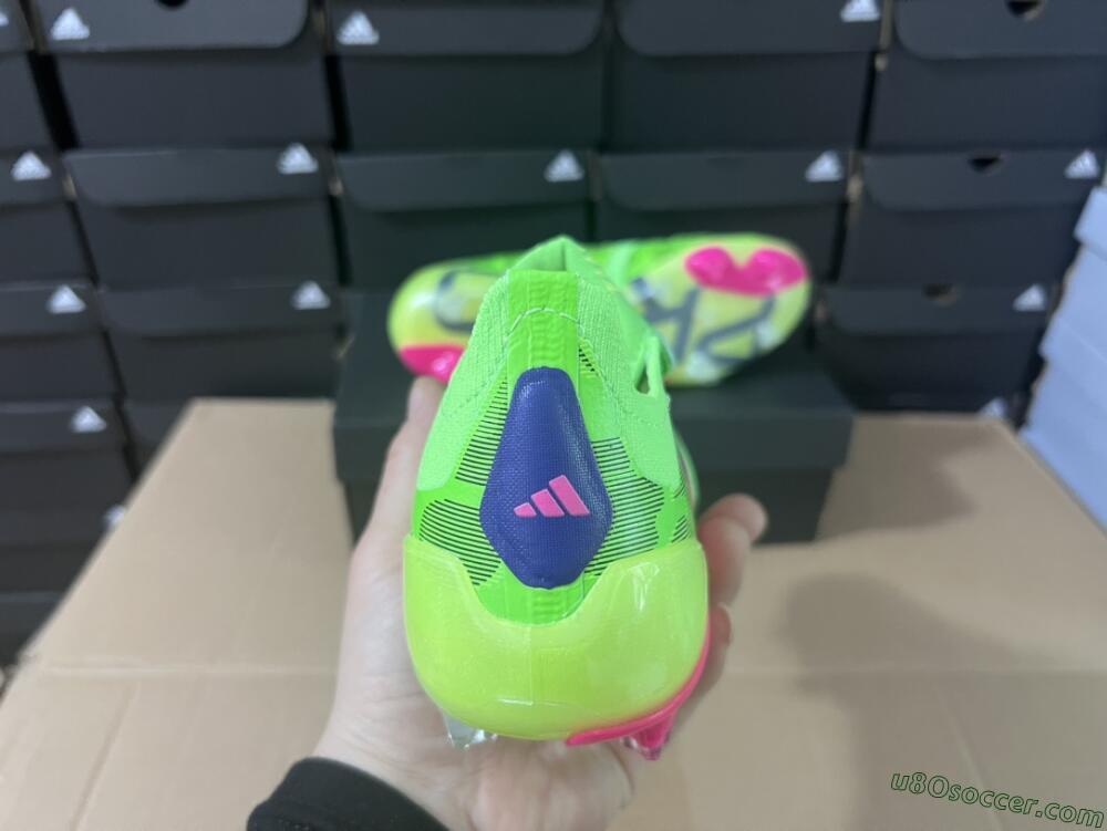 Adidas Predator Elite Foldover Tongue FG Firm Ground Soccer Cleats - Green/Pink/Purple/Yellow