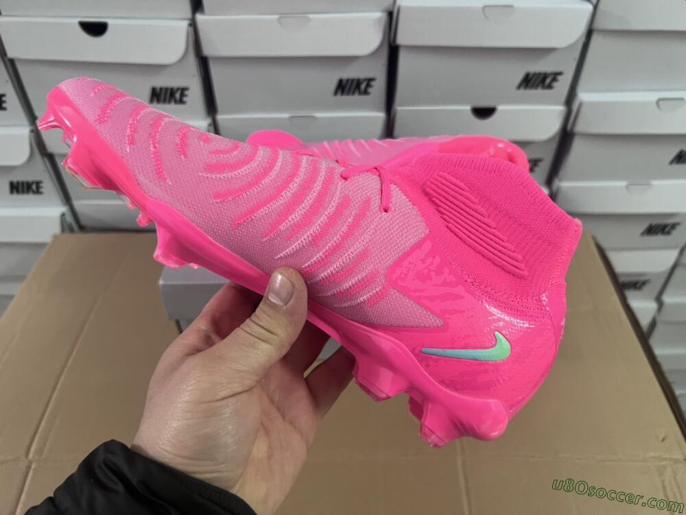 Nike Phantom Luna Elite NU FG Firm Ground Soccer Cleats - Pink/Yellow/Jade