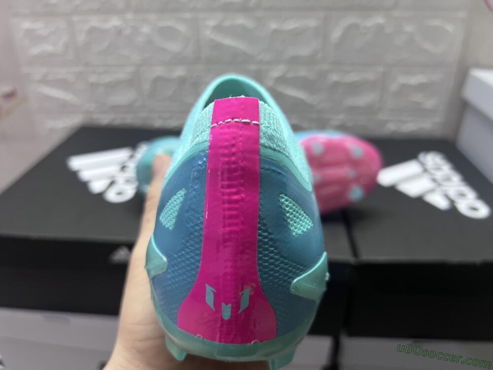Adidas X Crazyfast.1 Messi.1 FG Firm Ground Soccer Cleats - Blue/Pink/Purple