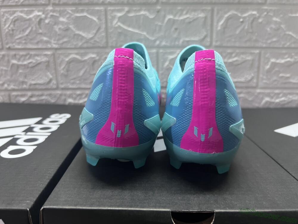 Adidas X Crazyfast.1 Messi.1 FG Firm Ground Soccer Cleats - Blue/Pink/Purple