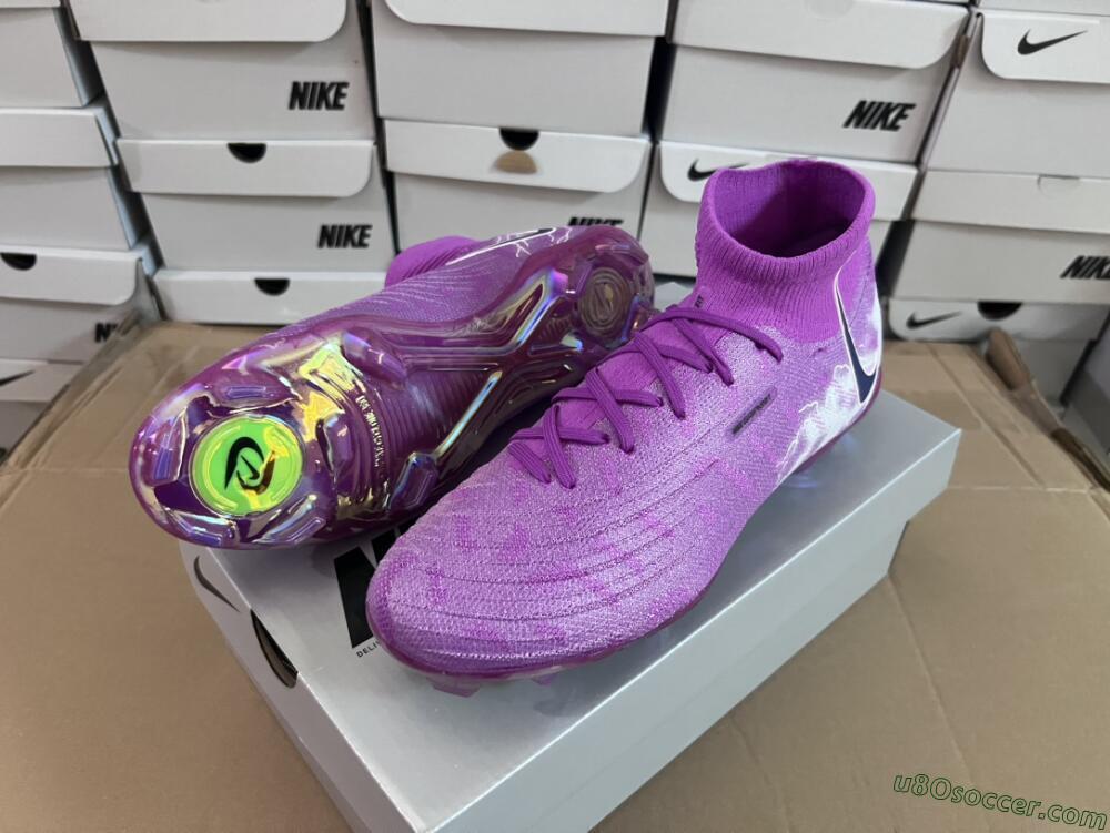 Nike Phantom Luna Elite SE NU FG Firm Ground Soccer Cleats - Fuchsia Dream/Barely Grape