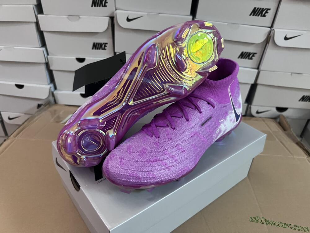 Nike Phantom Luna Elite SE NU FG Firm Ground Soccer Cleats - Fuchsia Dream/Barely Grape