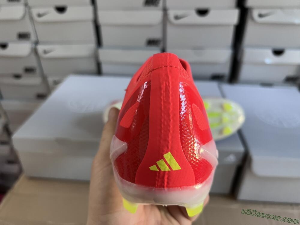 Adidas X Crazyfast.1 FG Firm Ground Soccer Cleats - Red/White/Yellow