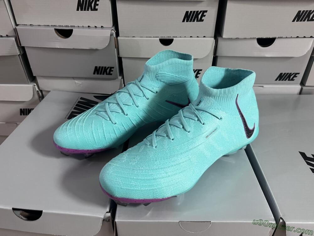 Nike Phantom Luna Elite FG Firm Ground Soccer Cleats - Blue/Black/Purple