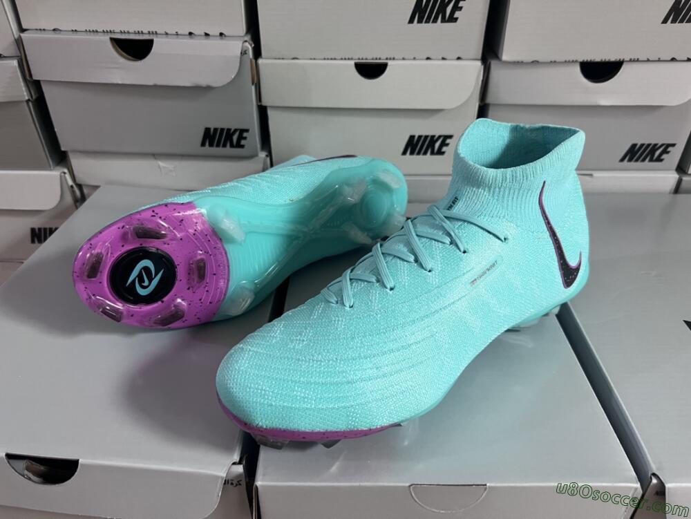 Nike Phantom Luna Elite FG Firm Ground Soccer Cleats - Blue/Black/Purple