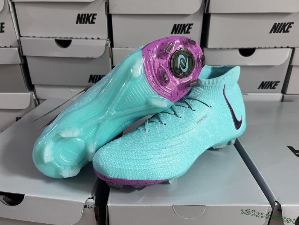 Nike Phantom Luna Elite FG Firm Ground Soccer Cleats - Blue/Black/Purple