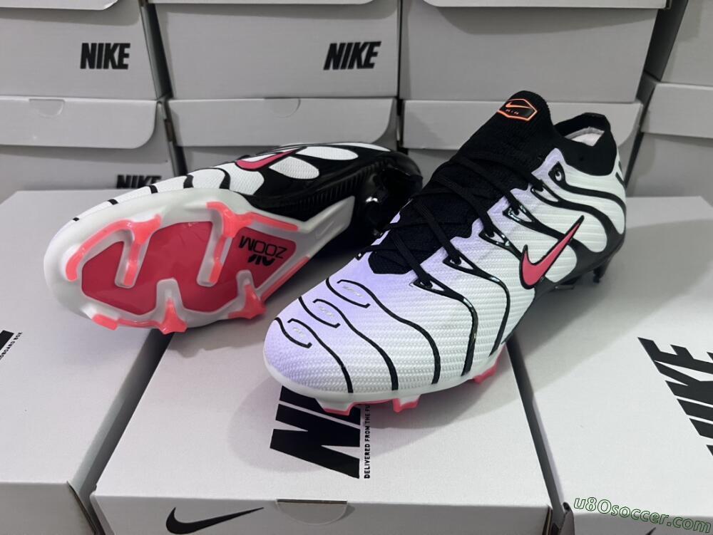 Nike Air Zoom Mercurial Vapor 15 Elite FG Firm Ground Soccer Cleats - White/Black/Red