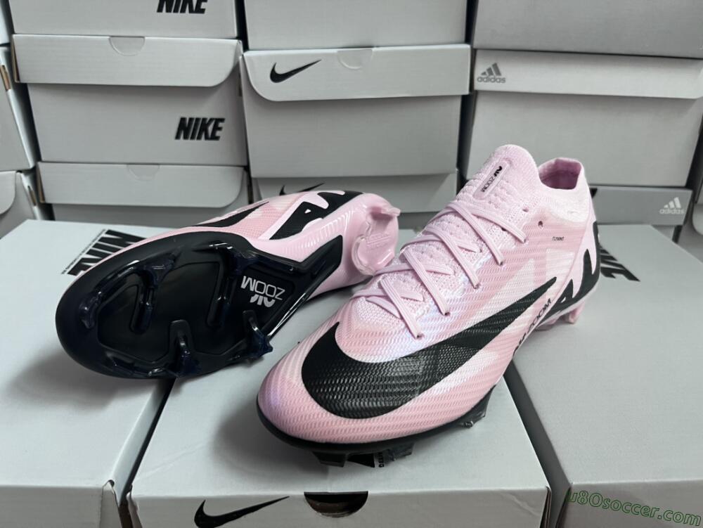 Nike Air Zoom Mercurial Vapor 15 Elite FG Firm Ground Soccer Cleats - Purple/Black