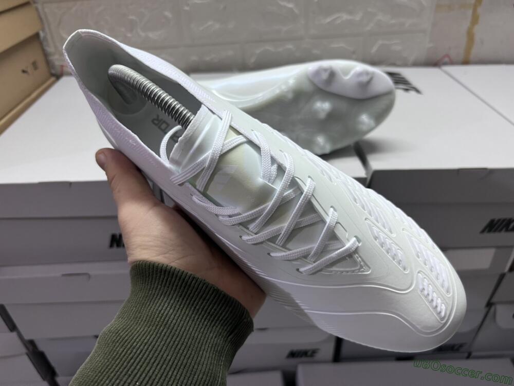 Adidas Predator Accuracy.1 FG Firm Ground Soccer Cleats - White/Beige
