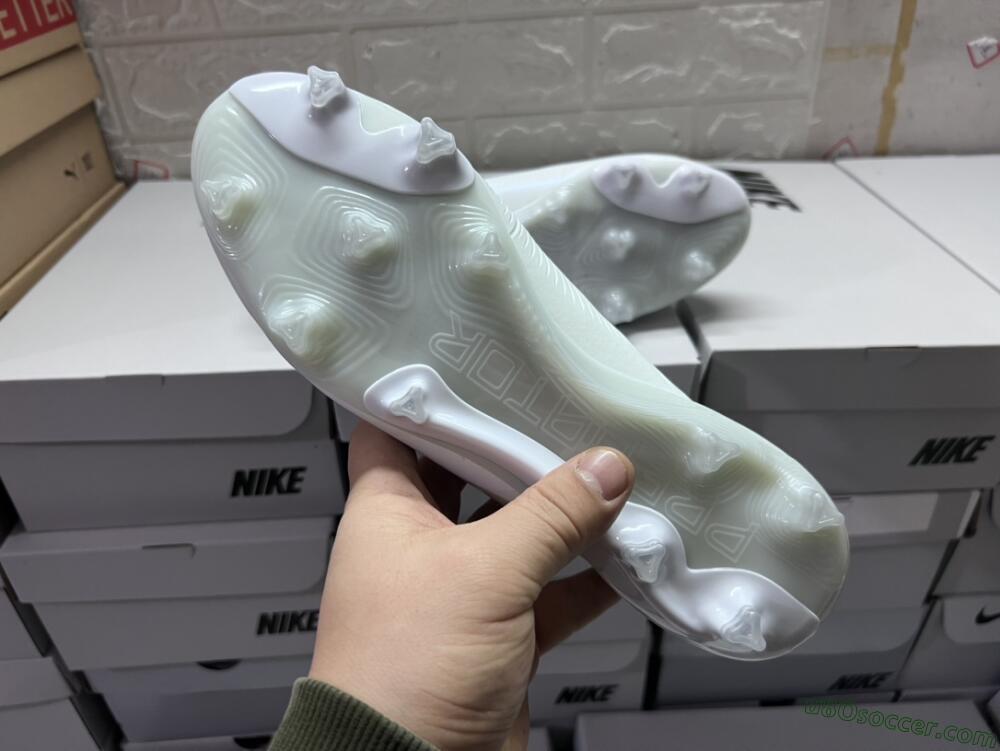 Adidas Predator Accuracy.1 FG Firm Ground Soccer Cleats - White/Beige