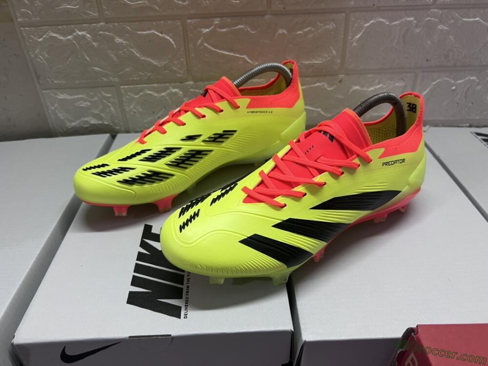 Adidas Predator Accuracy.1 FG Firm Ground Soccer Cleats - Green/Red/Black