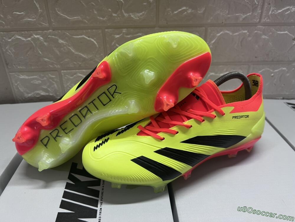 Adidas Predator Accuracy.1 FG Firm Ground Soccer Cleats - Green/Red/Black