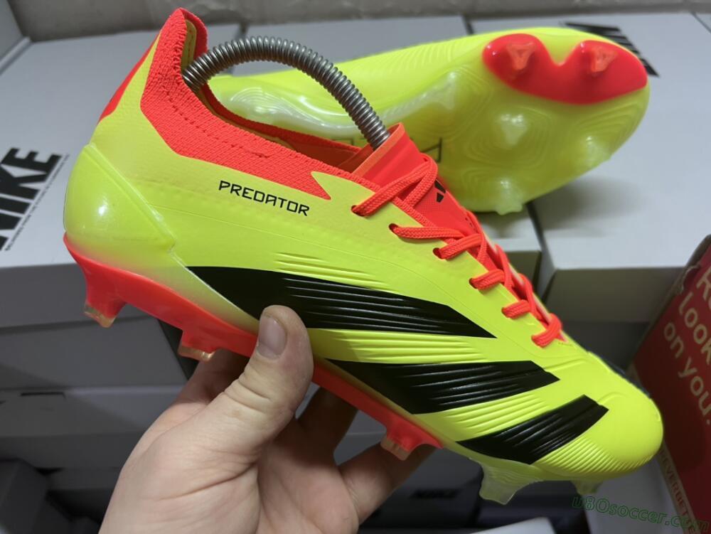 Adidas Predator Accuracy.1 FG Firm Ground Soccer Cleats - Green/Red/Black