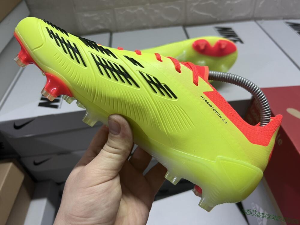 Adidas Predator Accuracy.1 FG Firm Ground Soccer Cleats - Green/Red/Black