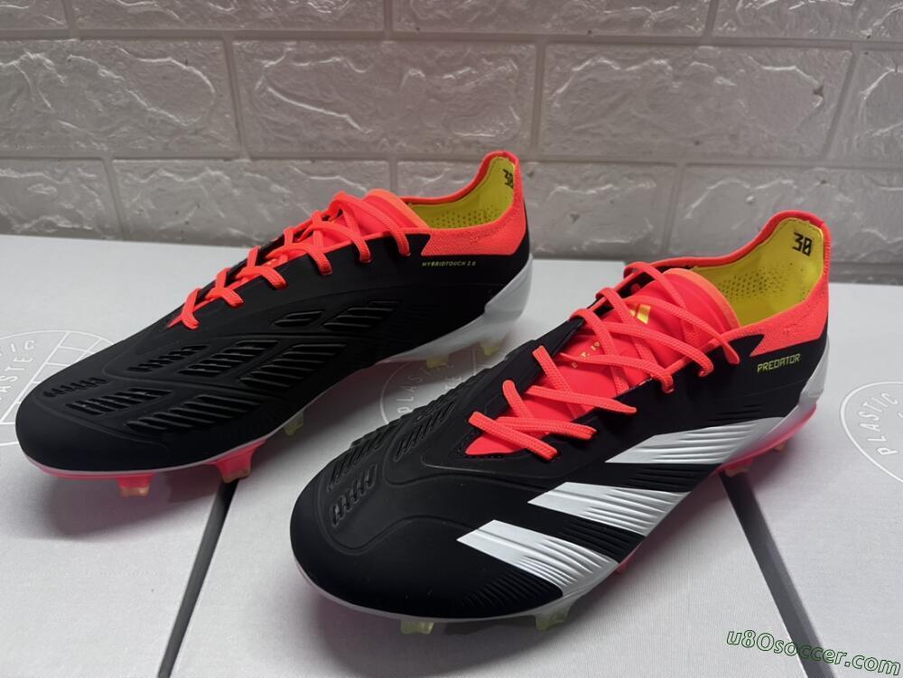 Adidas Predator Accuracy.1 FG Firm Ground Soccer Cleats - Black/White/Red