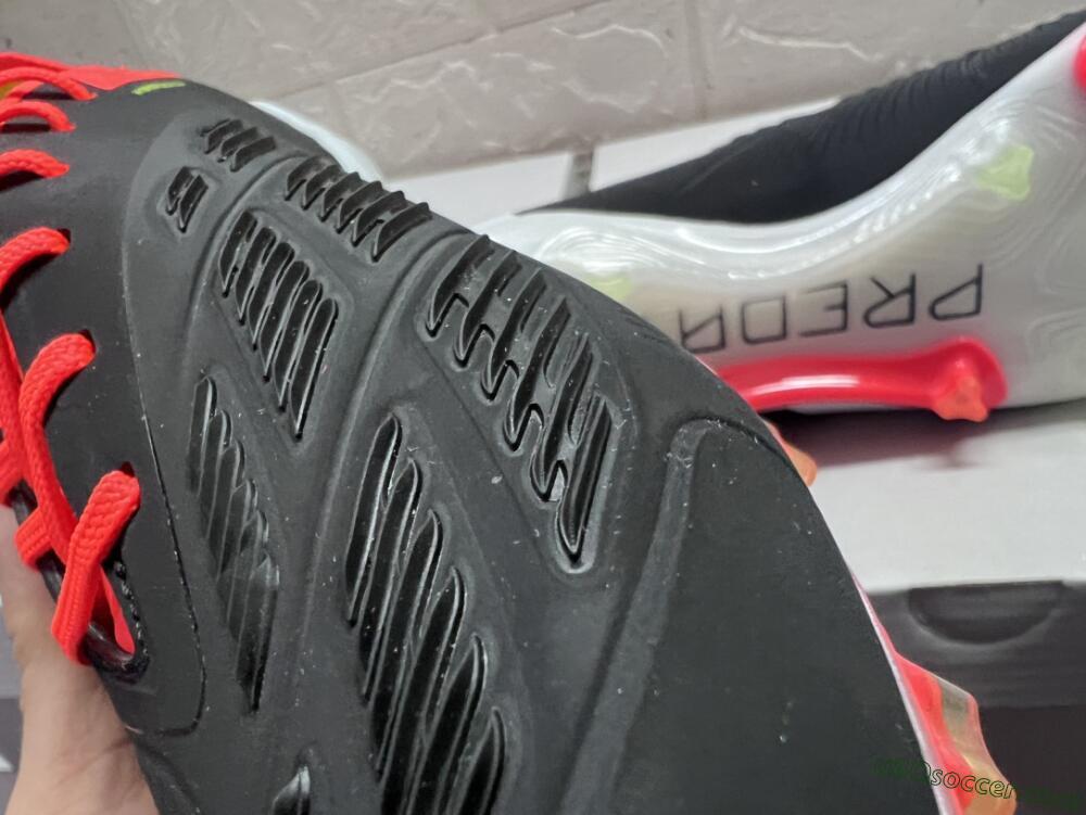 Adidas Predator Accuracy.1 FG Firm Ground Soccer Cleats - Black/White/Red