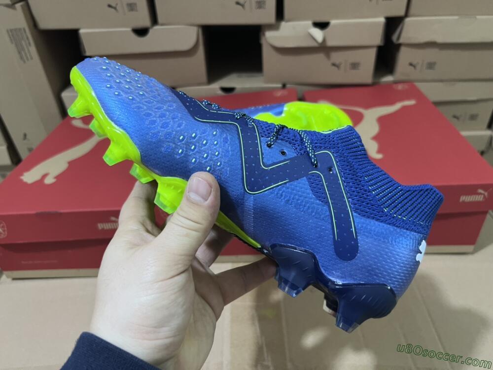 Puma Future Ultimate FG Firm Ground Soccer Cleats - Blue/Black/Yellow