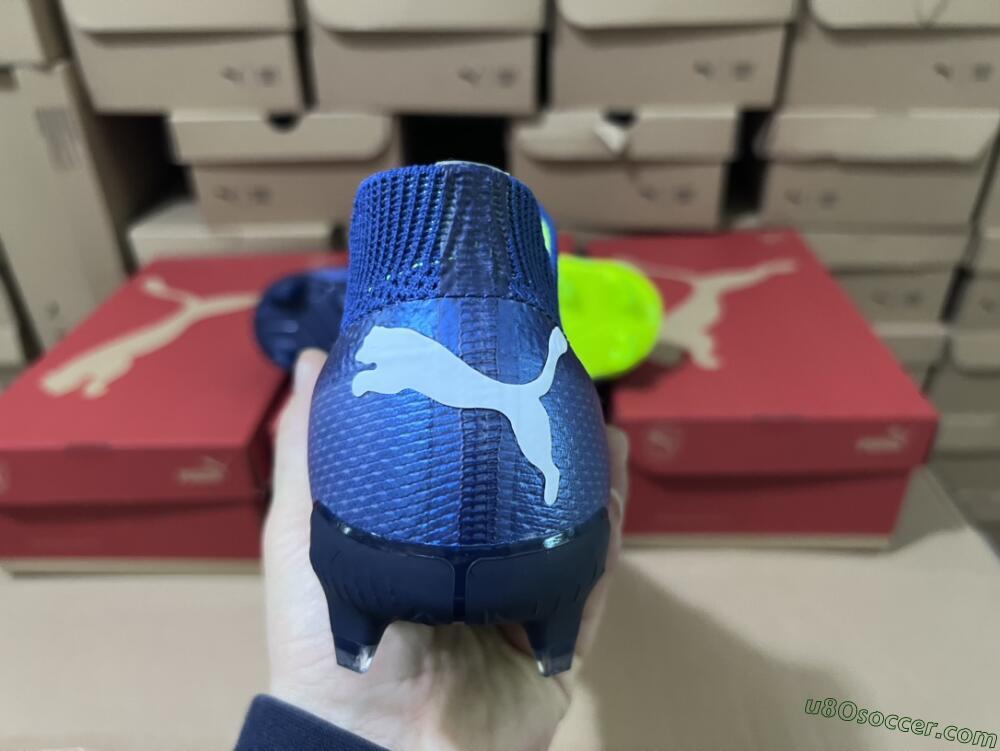 Puma Future Ultimate FG Firm Ground Soccer Cleats - Blue/Black/Yellow
