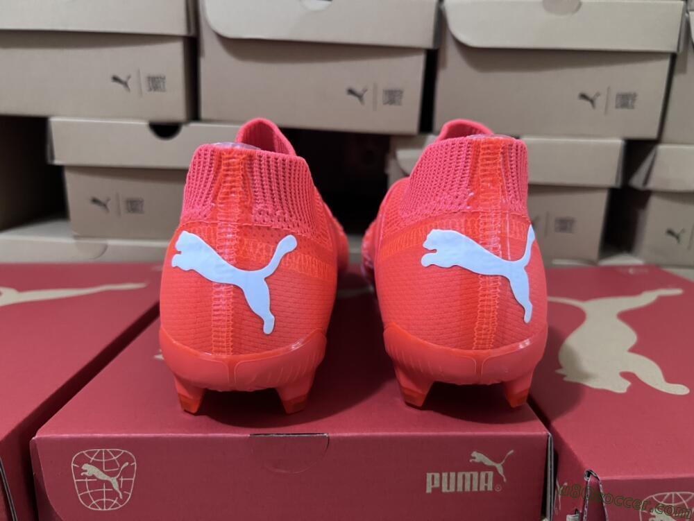 Puma Future Ultimate FG Firm Ground Soccer Cleats - Red/White/Black