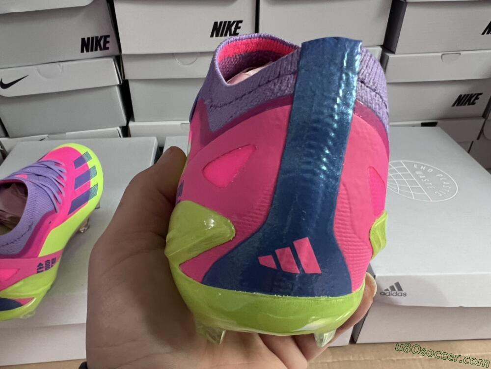 Adidas X Speedportal .1 2022 World Cup Boots FG Firm Ground Soccer Cleats - Pink/Purple/Blue/Green