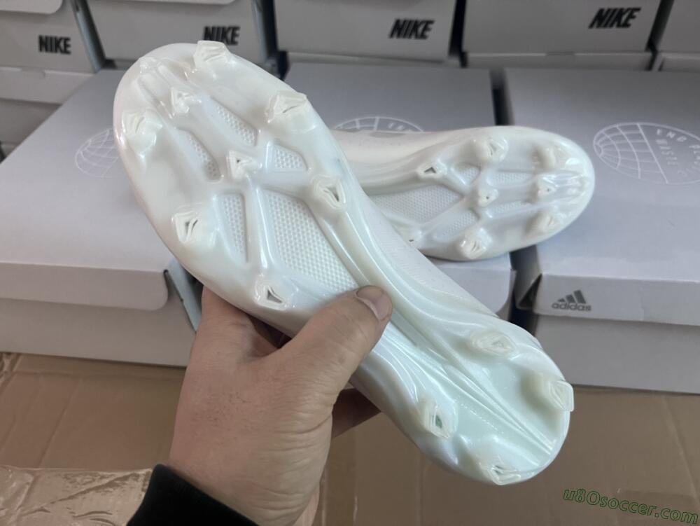 Adidas X Crazyfast+ LL FG Firm Ground Soccer Cleats - White/White/White