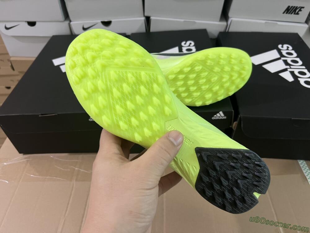 Adidas X Crazyfast.1 TF Artificial Turf Soccer Shoes - Green/White/Black