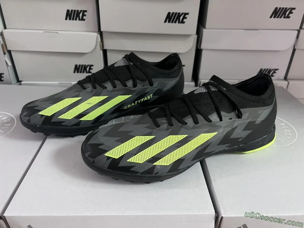 未使用　X CRAZYFAST LEAGUE TF 9 US イエロー/ブラック adidas X Crazyfast League TF Solar Energy - Solar Yellow