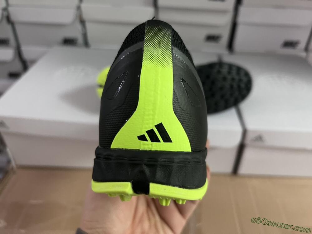 Adidas X Crazyfast.1 TF Artificial Turf Soccer Shoes - Black/Yellow