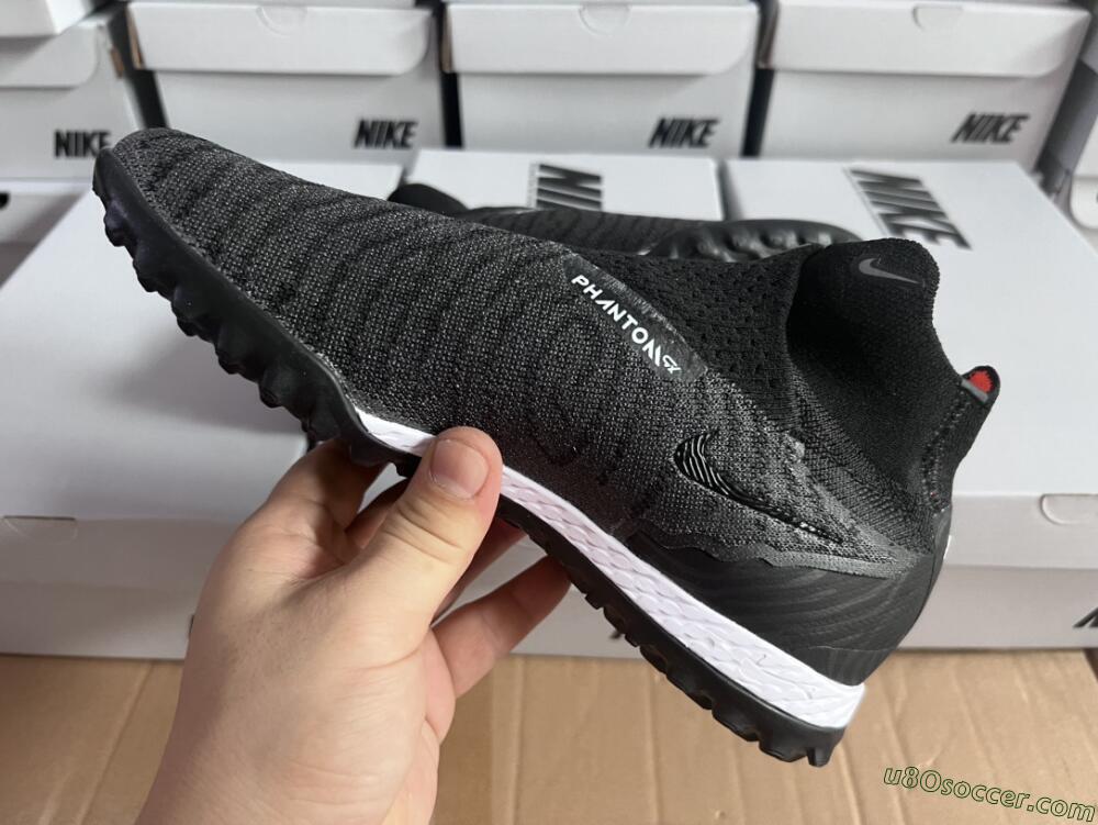 Nike Phantom GX Elite DF Black Pack TF Artificial Turf Soccer Shoes - Black/White/Orange