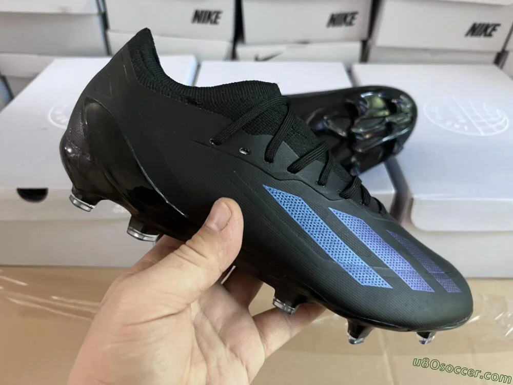 FG Firm Ground Soccer Cleats | Black & Blue Colorway | 2022 World